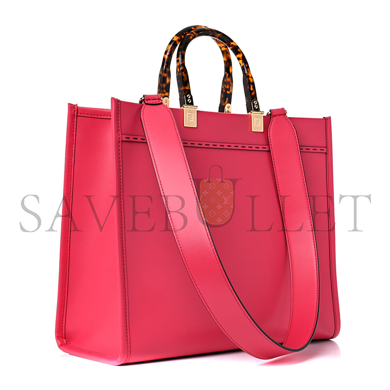 FENDI EMBOSSED MEDIUM FENDI SUNSHINE SHOPPER TOTE (36*32*13cm) 